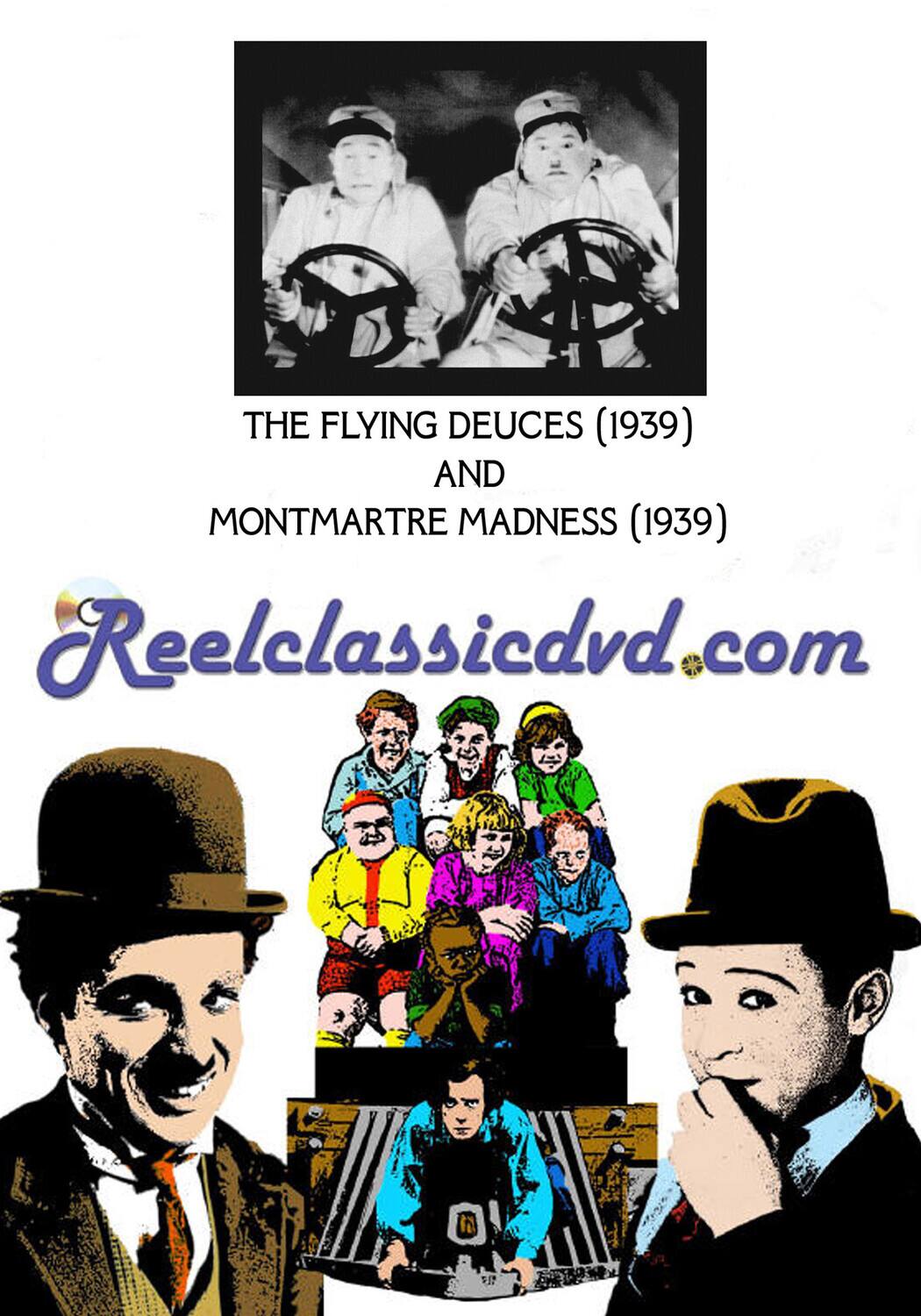 Front. The Flying Deuces / Montmartre Madness   - DVD.