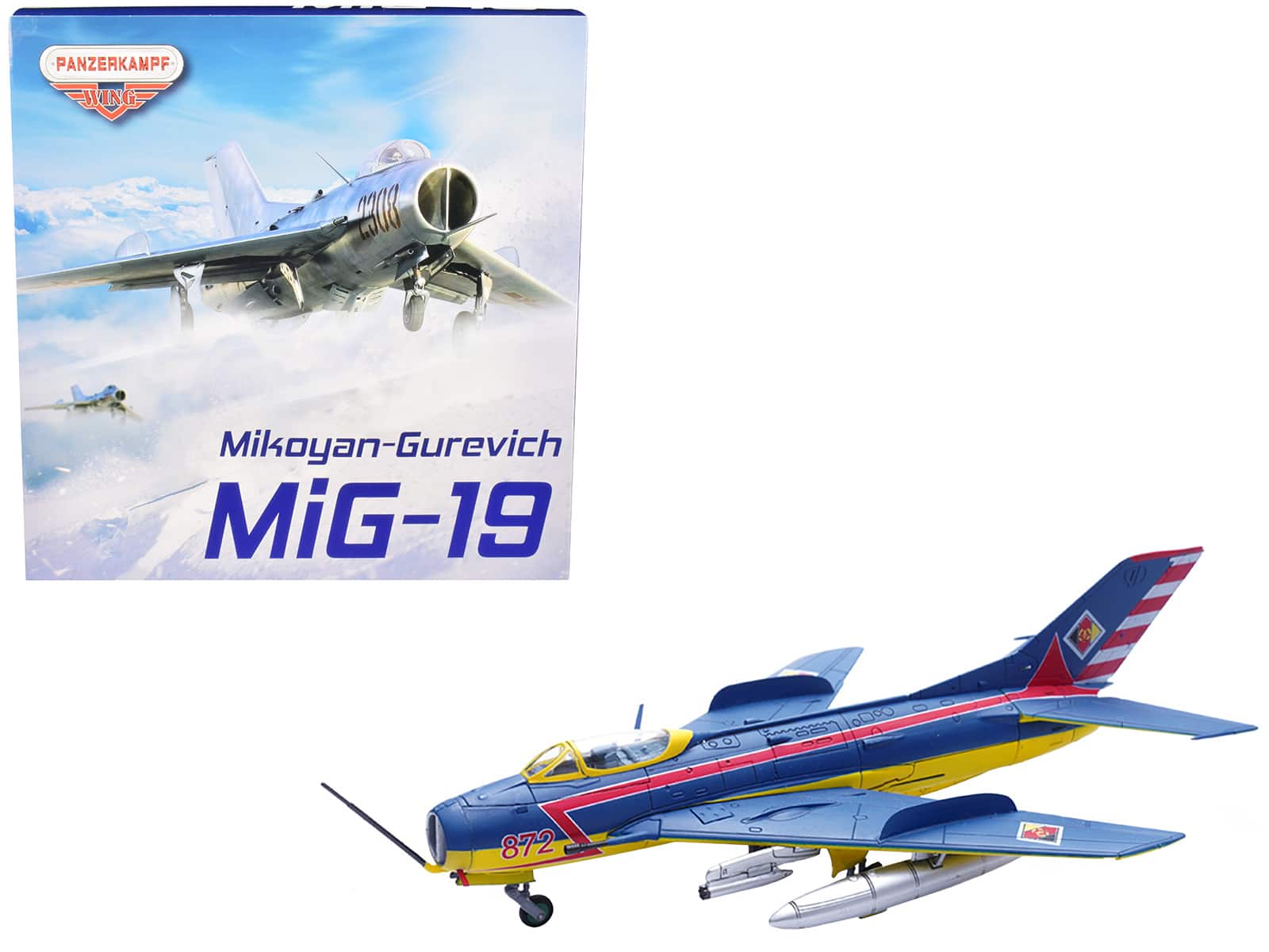 Panzerkampf - Mikoyan-Gurevich MiG-19S Farmer C 1 Staffel/JG-3 Preschen 5th World Aerobatic Championships 1968 Wing Series 1/72 - Multicolor