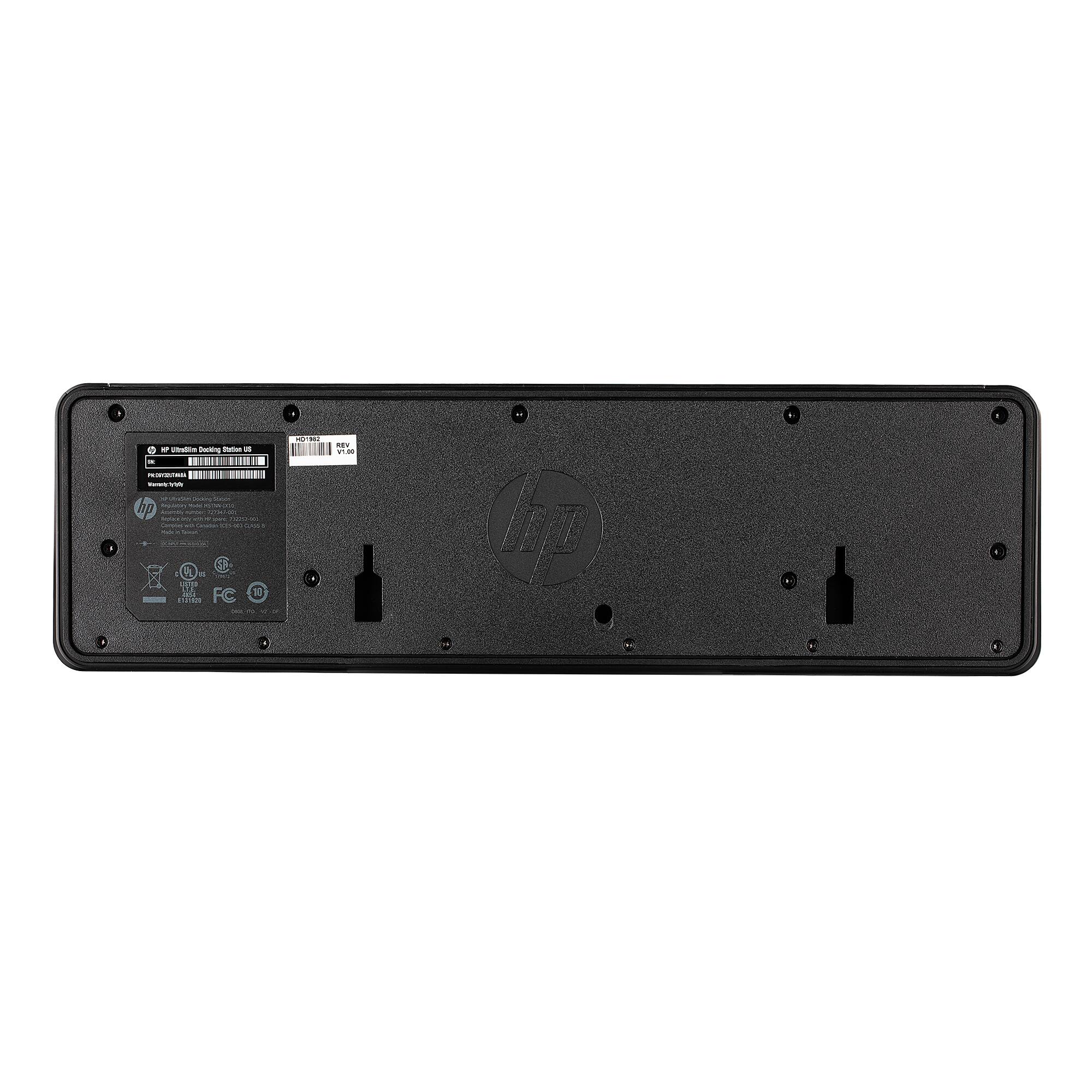 HP Slimline Desktop Docking Station USB  
HP  
Model No. 107325  
Part No. 700-0000  
Warranty: 1 Year  
www.hp.com