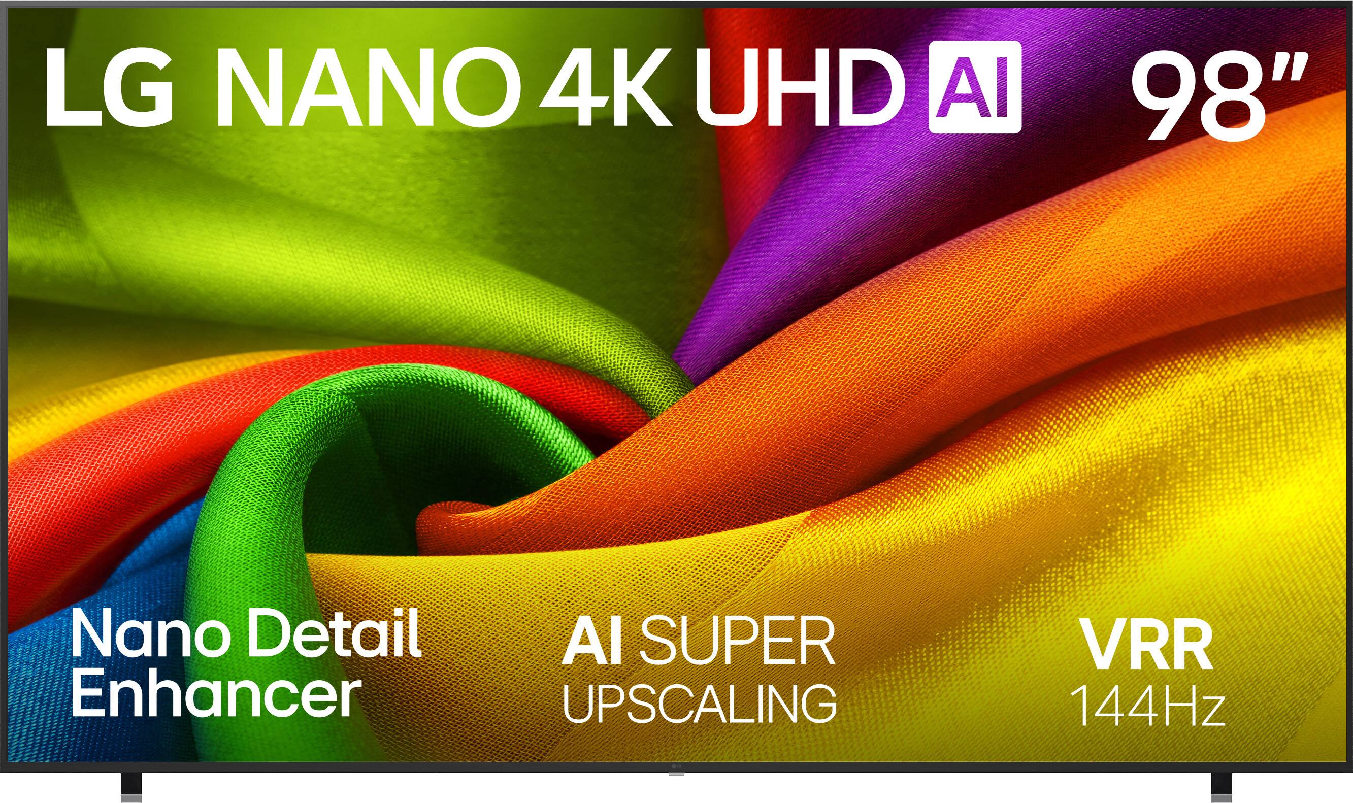 LG NANO 4K UHD AI 98" Nano Detail Enhancer AI SUPER UPSCALING VRR 144Hz