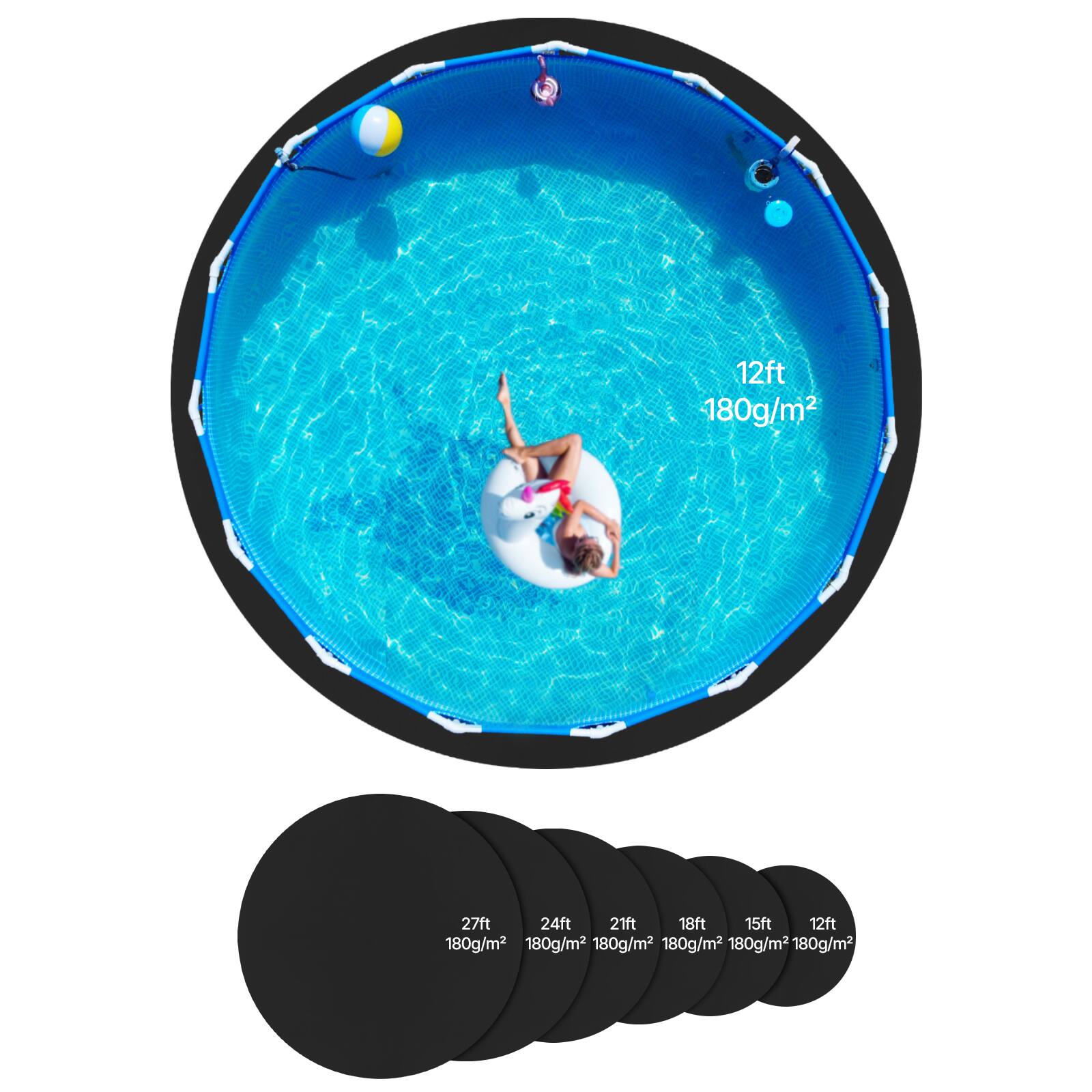 12ft  
180g/m²  

27ft  
24ft  
21ft  
18ft  
15ft  
12ft  

180g/m²  
180g/m²  
180g/m²  
180g/m²  
180g/m²  
180g/m²