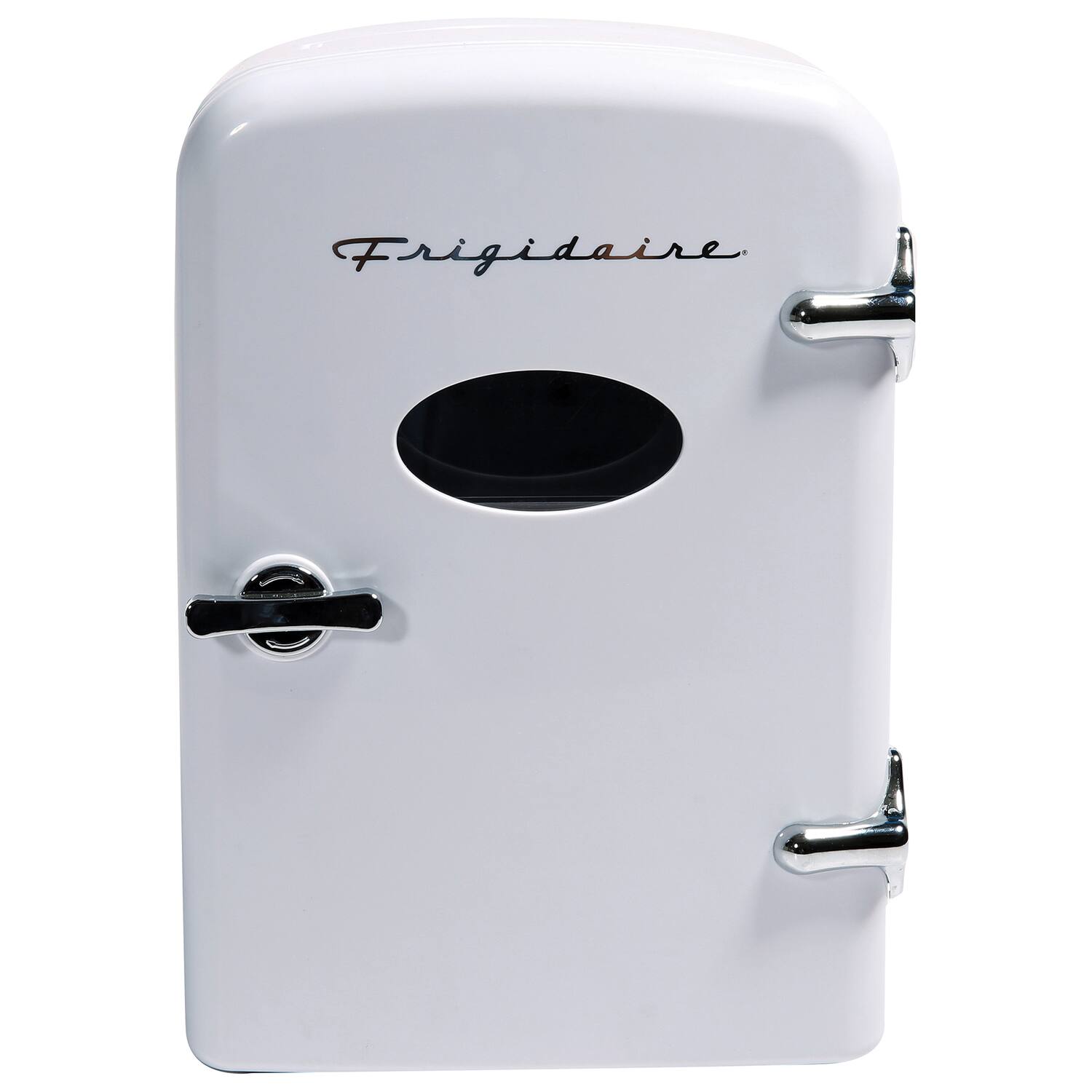 Alt View 5. Frigidaire - 0.5-Cu. Ft. Retro Portable Mini Fridge - White.