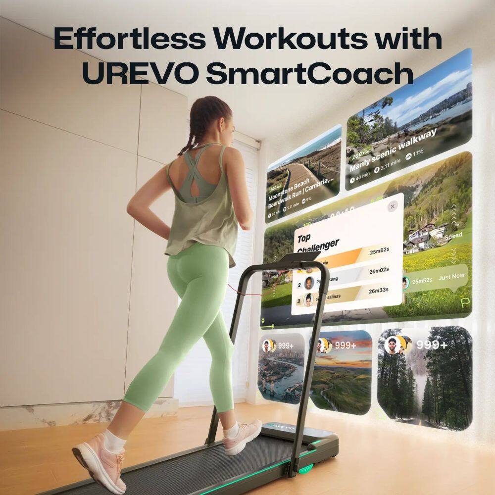 Effortless Workouts with UREVO SmartCoach

scenic walkway 200
Manly mile 31
40 min Beach Cambria
Boardwalk Moongtone Run
Top Speed Challenger
25m52s >> 26m02s
Just Now
2 Kpng
25m52s
26m33s
salinas
999+
999+
999+