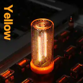 YONWAY - USB Car LED Atmosphere Light, Touch Control Bulb, Bedroom Mood Lighting, Portable Glass Lamp for Vehicle, Bedroom