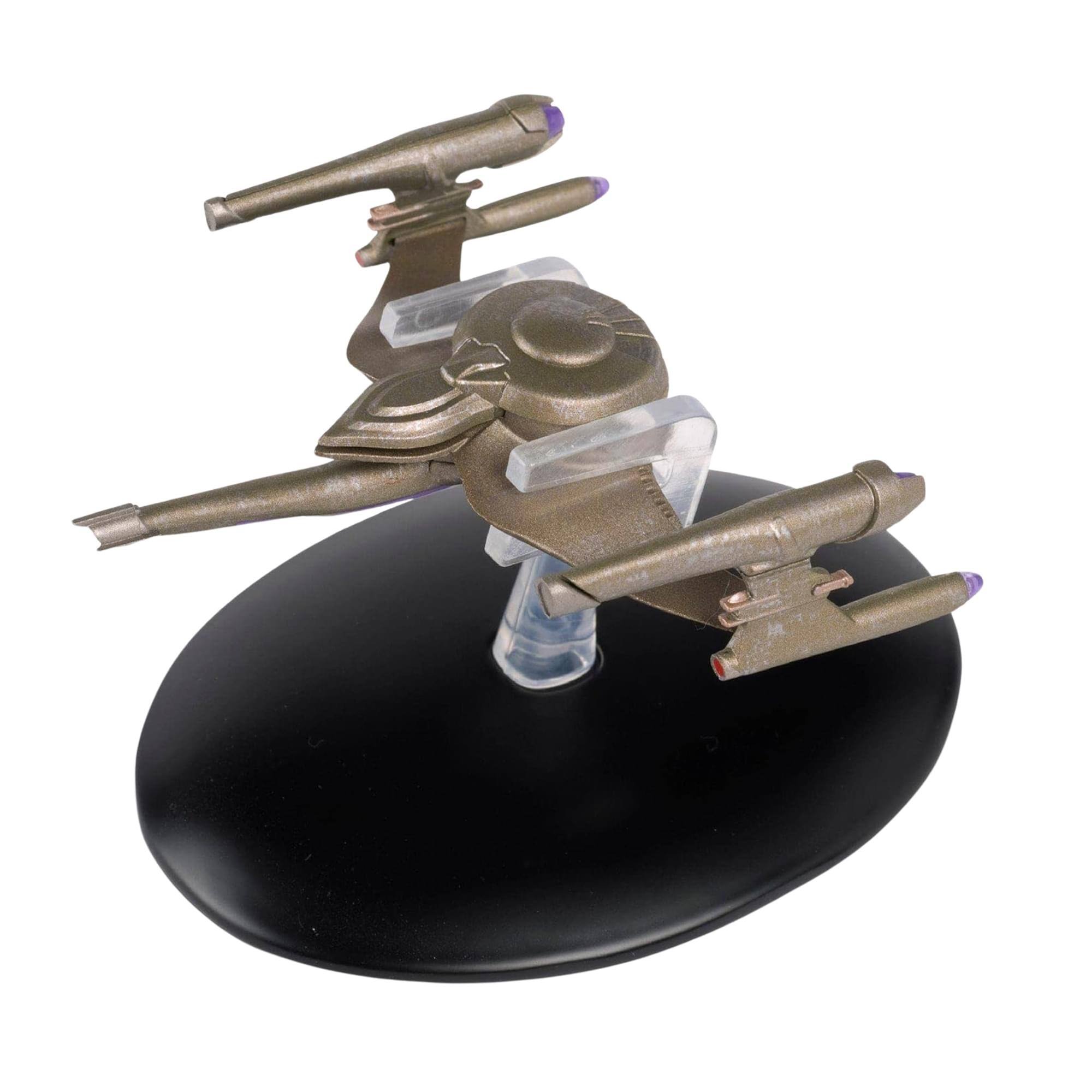 Alt View 2. Eaglemoss - Eaglemoss Star Trek Starship Replica | Gorn Vessel - Gray.