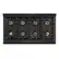 Angle. ZLINE - 48 in. Wide 8 Burner Paramount Gas Cooktop with DuoPro (PSRTB-48) - Black Stainless Steel.