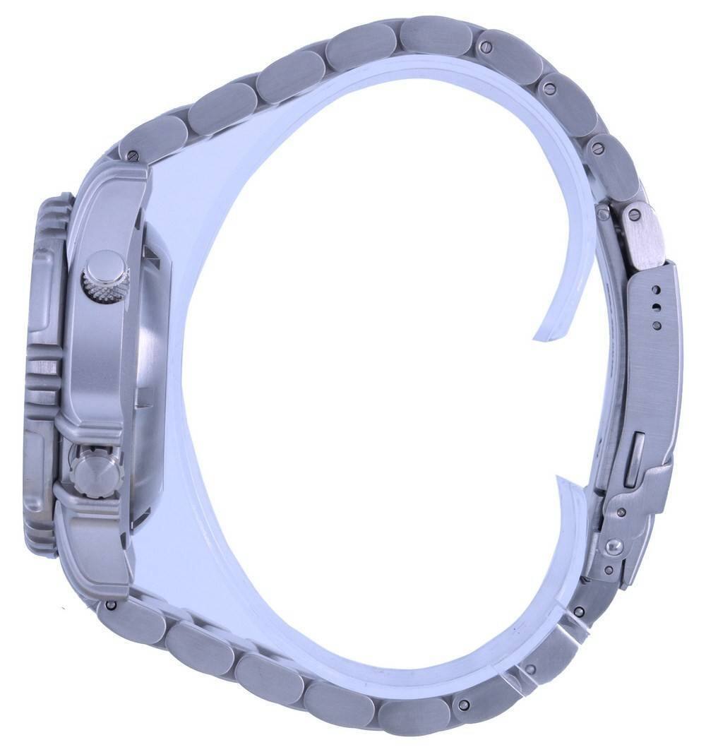 Left. RATIO - FreeDiver Helium Safe 1000M Blue Dial Stainless Steel Automatic 1066KE26-33VA-BLU Men's Watch - Blue.