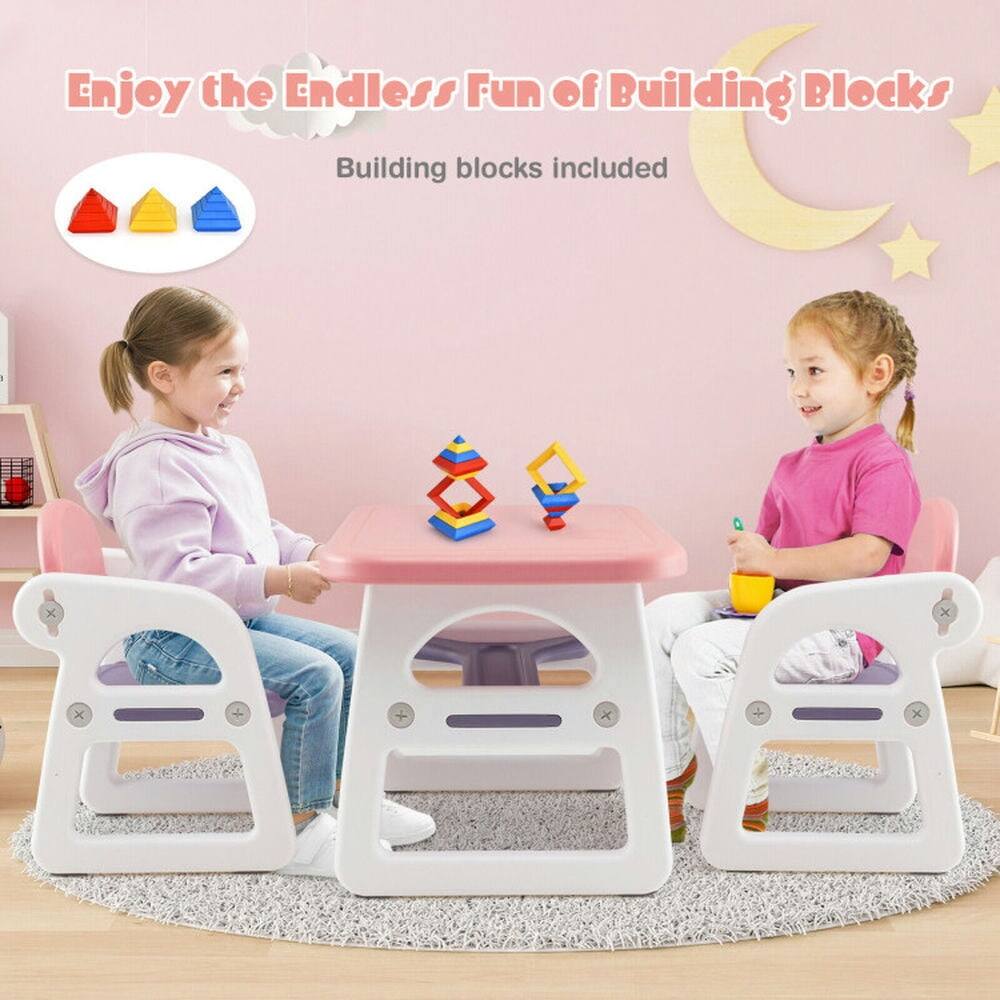 Enjoy the Endless Fun of Building Blocks  
Building blocks included