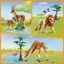Alt View 11. LEGO - Creator 3 in 1 Wild Safari Animals Set, Giraffe, Gazelles or Lion Toy 31150.