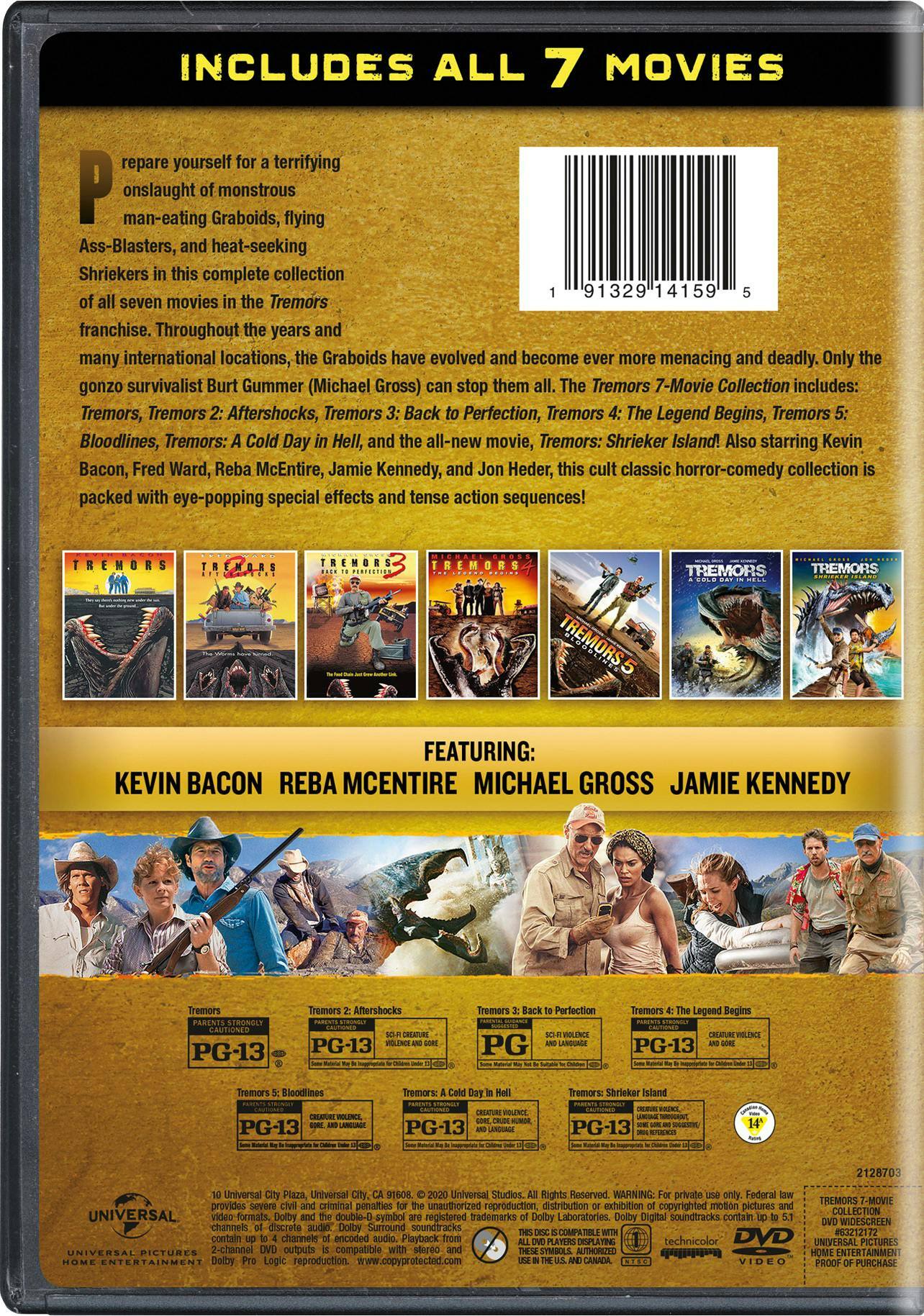 Angle. Tremors: 7-Movie Collection (DVD Set) [DVD].