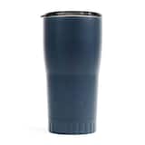 Silver Buffalo - Matte Stainless Steel Tumbler With Open-Sip Lid | Holds 20 Ounces - Gray