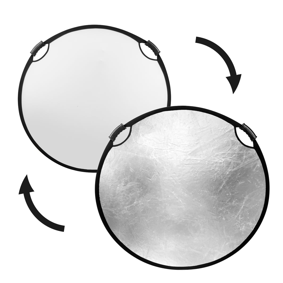"Glow - Circular Collapsible Reflector with Handles (42"", Silver/White)" price history on PriceWatchPro