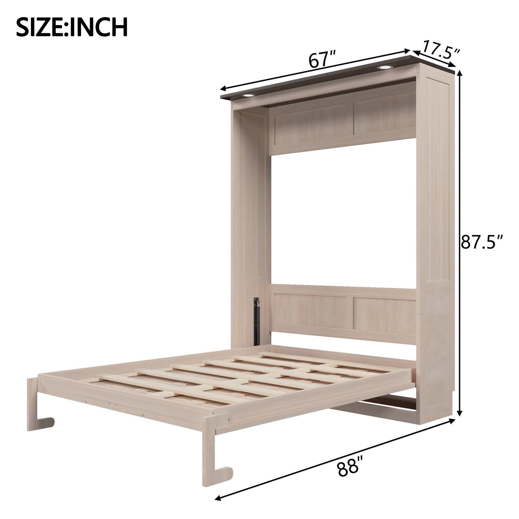 SIZE: INCH  
67" 17.5" 87.5" 88"