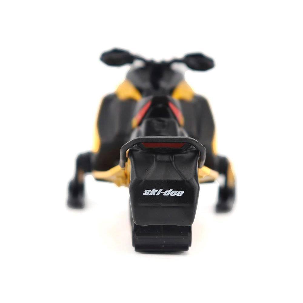 Left. BRP Models - Ski-Doo MXZ Blizzard (Trail Segment) Neo Yellow and Ski-Doo MXZ 120cc (Kid's Model) Neo Yellow Set of 2 Snowmobiles 1/32 - Yellow.