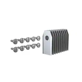 WORX - WA0720 Long-Life Blades for Landroid Vision Cloud 2WD & 4WD Robotic Lawn Mowers (10 pcs) - Silver