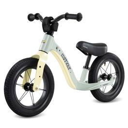 Costway - 12 Inch Magnesium Toddler Balance Bike No Pedal Training Toddler Balance Bike - Green
