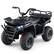 Front. Costway - Costway 24V Kids Ride on Electric ATV Car Toy with Spring Suspension & LED Lights USB - Black.