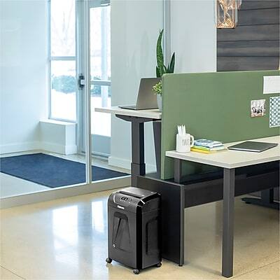 Alt View 5. Fellowes - Powershred 12C 12-Sheet Cross-Cut Personal Shredder - Black.