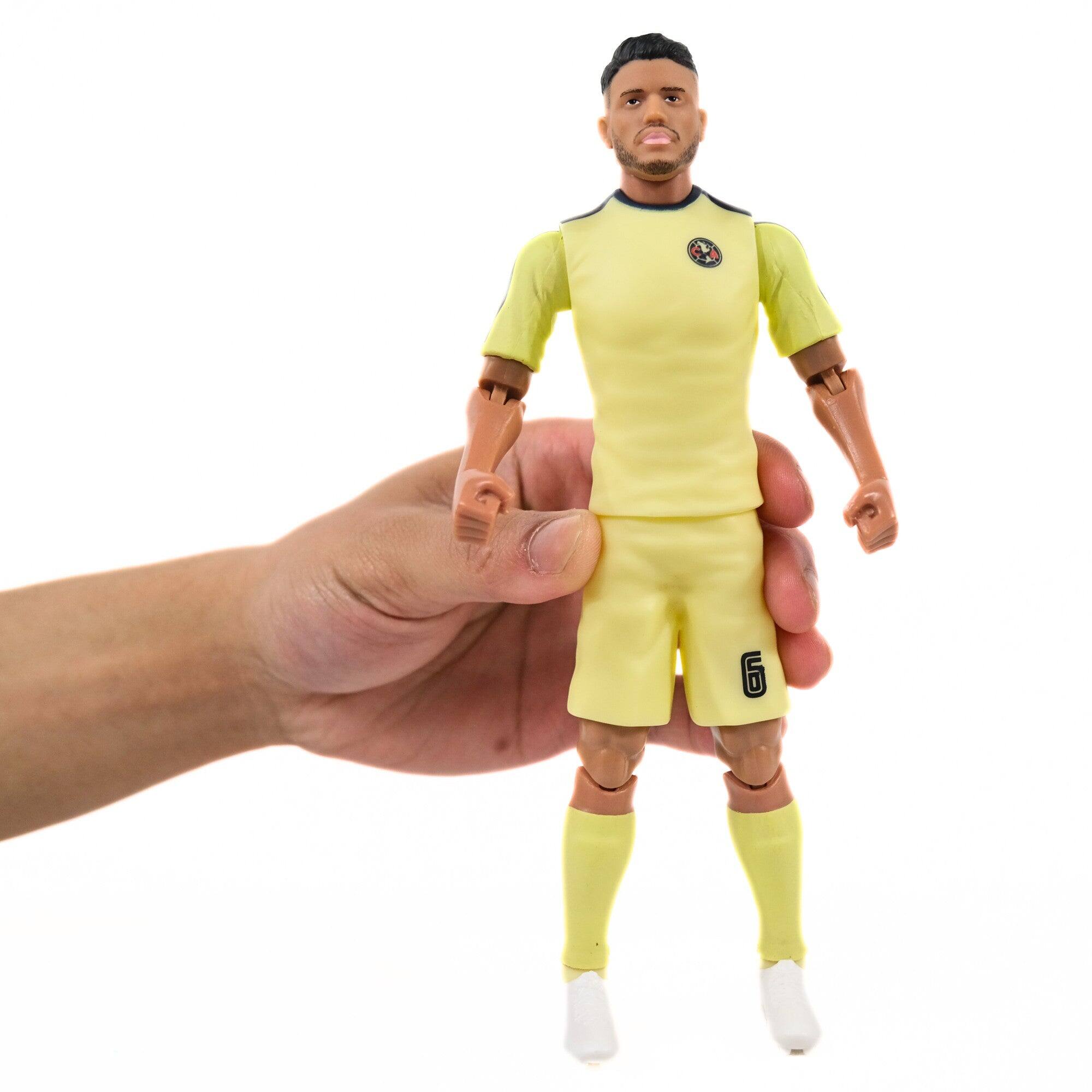 Alt View 2. Banbo Toys - Banbo Toys SOCKERS Club América Jonathan Dos Santos 8" Collectible Soccer Action Figure.