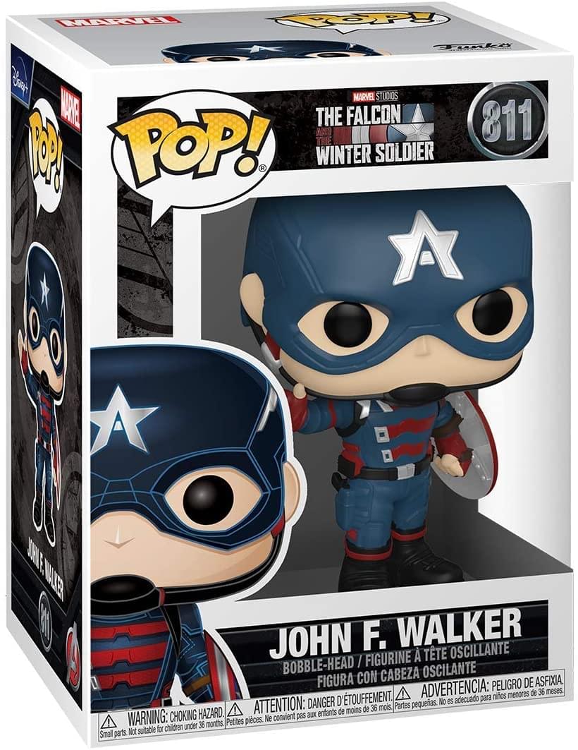 FTB COOPP Toake 2 STUDIOS MARVEL A THE FALCON 1N THE M POP! R WINTER SOLDIER 811 SNER ET JOHN F. WALKER FIGURINE TTE OSCILLANTE BOBBLE-HEAD / CON CABEZA OSCILANTE FIGURA ADVERTENCIA: PELIGRO DE ASFIXIA. menores de 36 meses. D'TOUFFEMENT. adecuado para nios ATTENTION: DANGER pequeras. No es de 36 mois, Partes HAZARD. enfants de moins WARNING: CHOKING Ne convient pas aux under 36 months. Petites pieces. Not sutable for children Small parts.