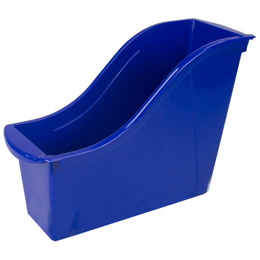Storex - Small Book Bin, Blue