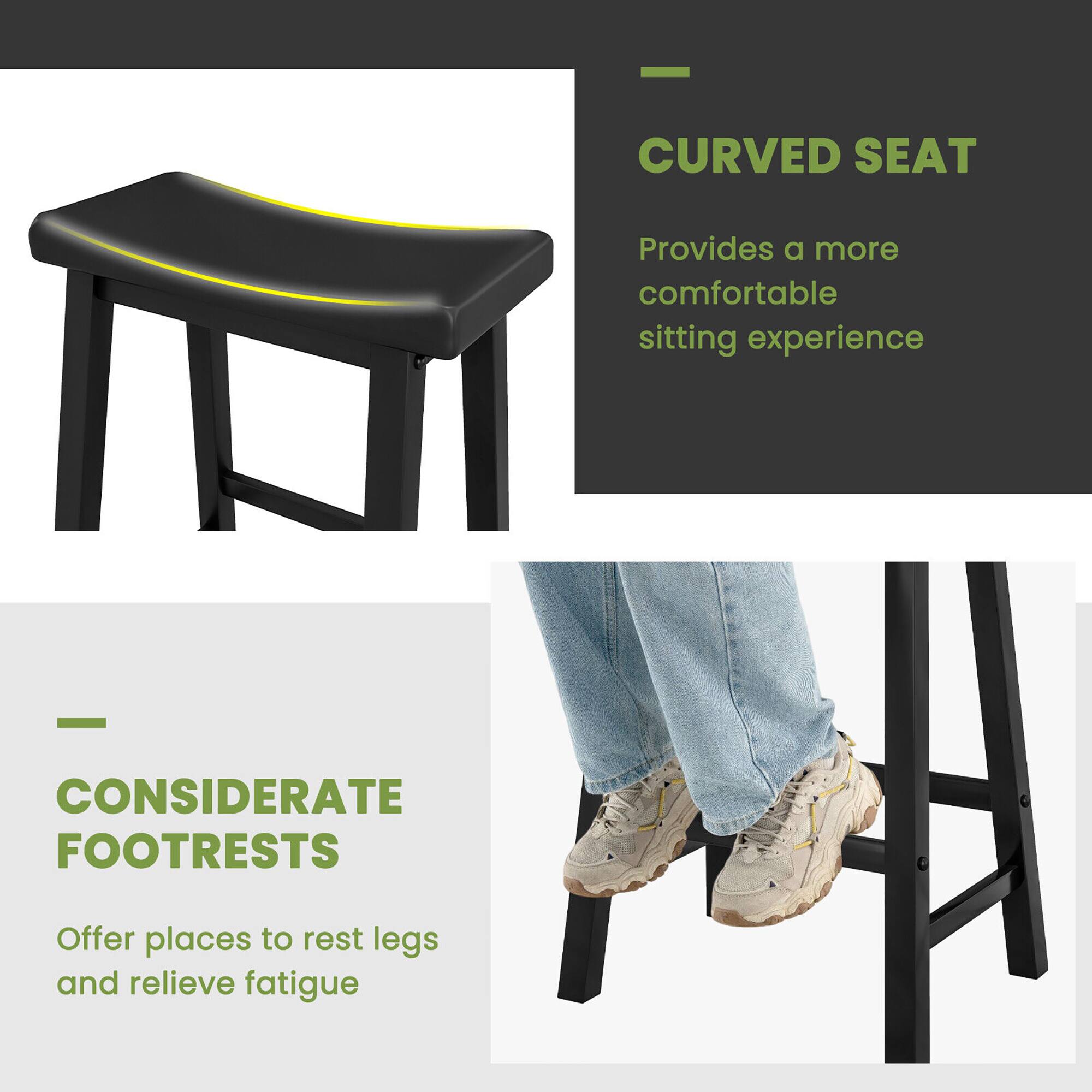 CURVED SEAT
CONSIDERATE FOOTRESTS