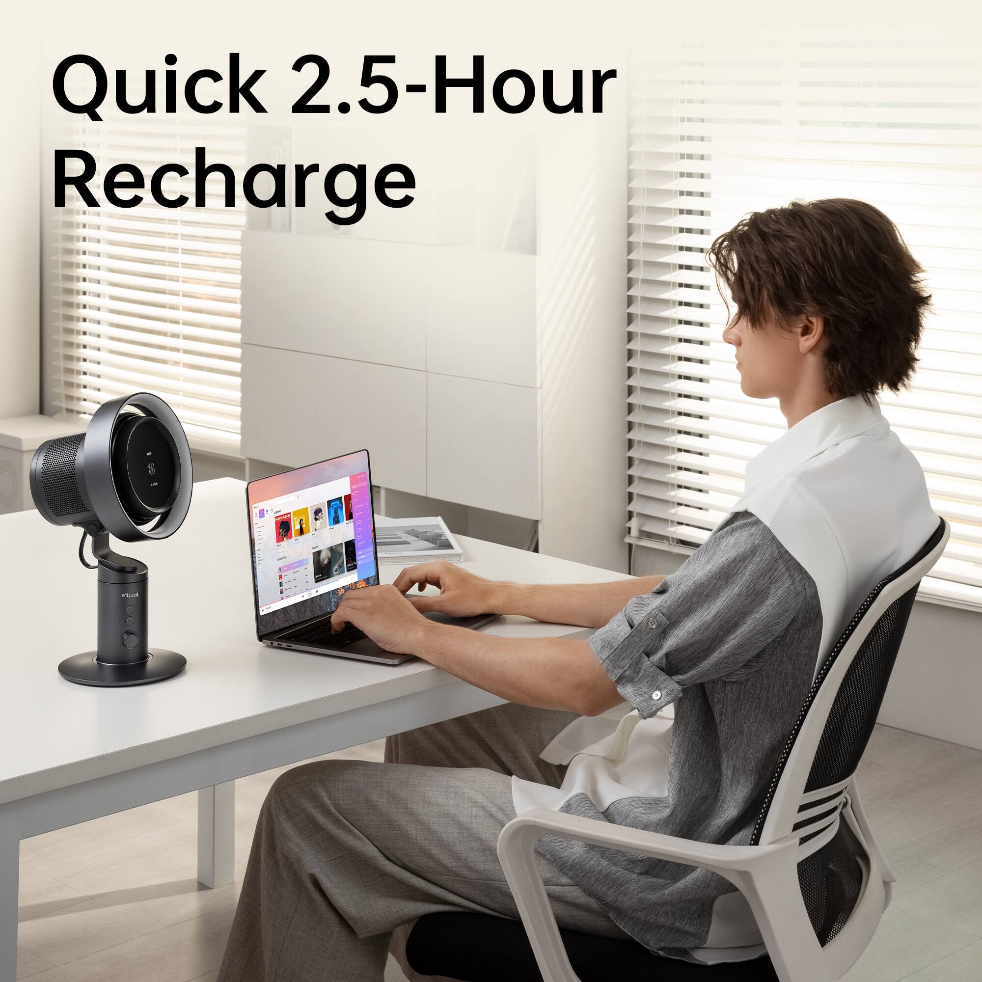 Quick 2.5-Hour Recharge