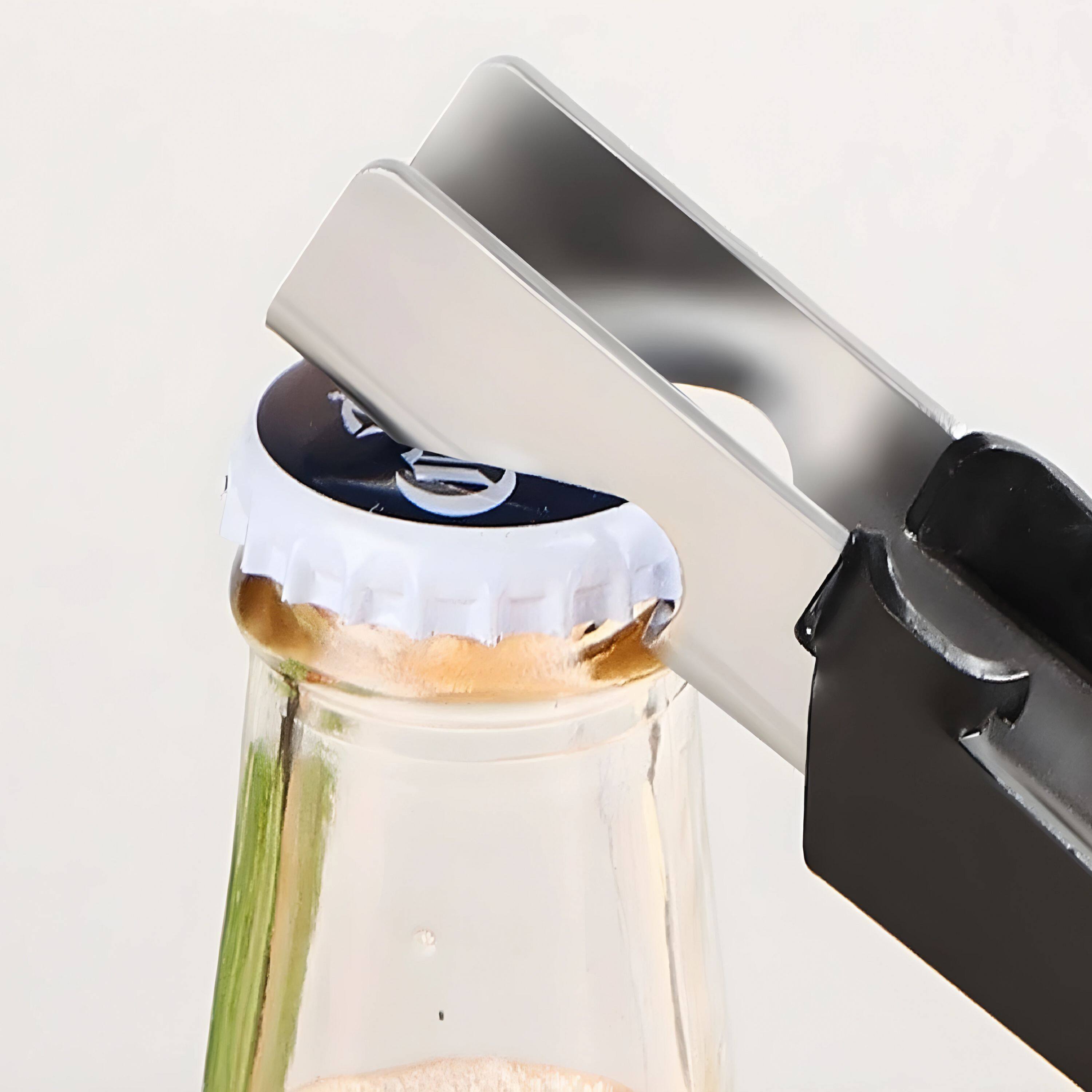 Left. Kitcheniva - Adjustable Stainless Steel Jar Opener - Multicolor.