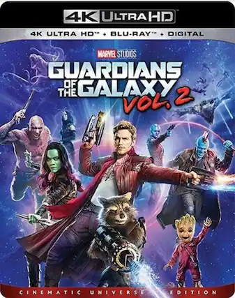 Front. Guardians of the Galaxy Vol. 2 - 4K Blu-Ray.