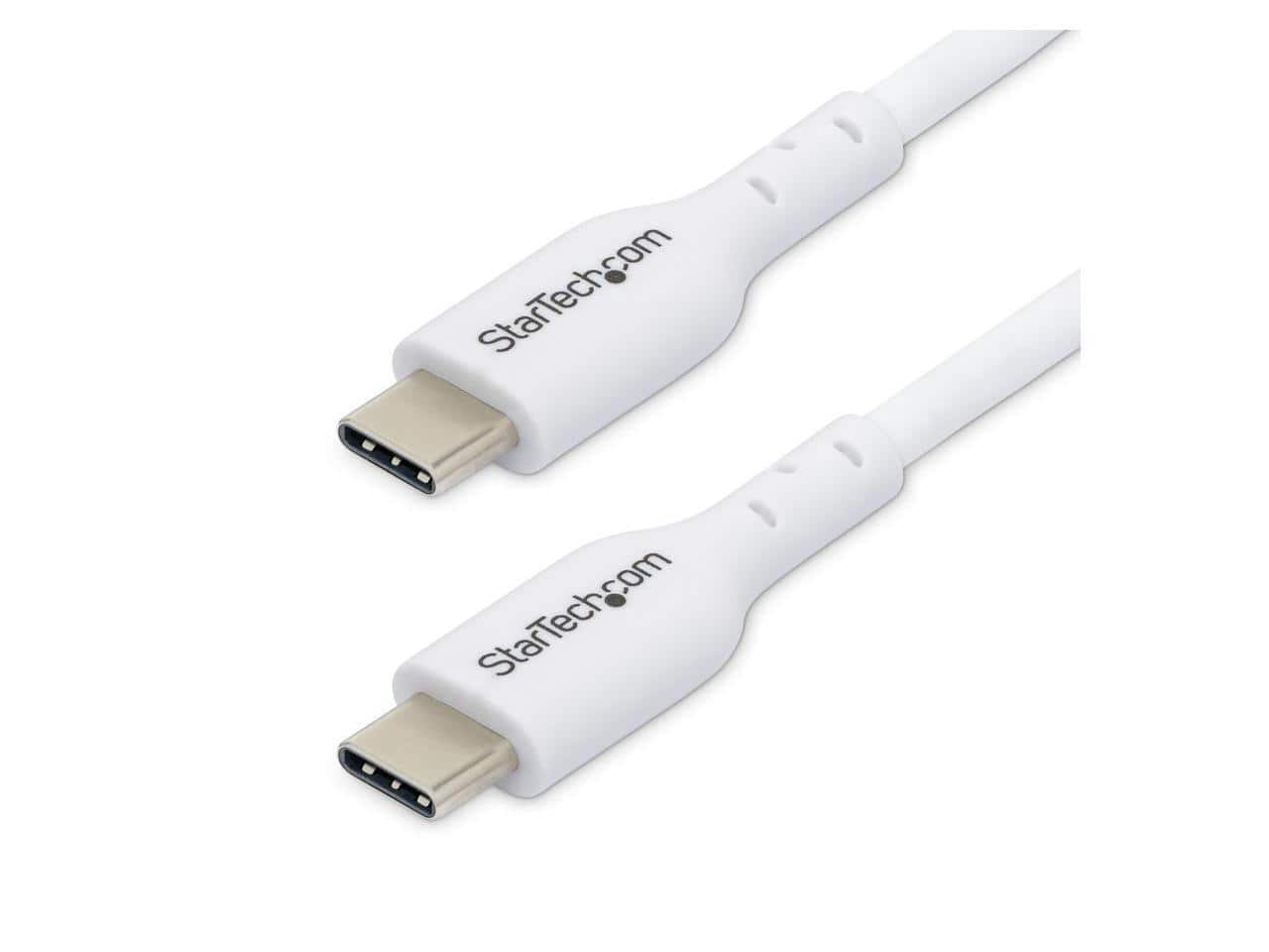 StarTech.com - StarTech 1m White USB-C Cable, 60W PD, USB 2.0, TPE, M/M