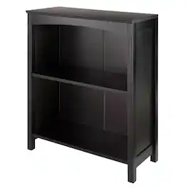Winsome Wood - Terrace 2-Section Shelf, 37" Wide - Espresso