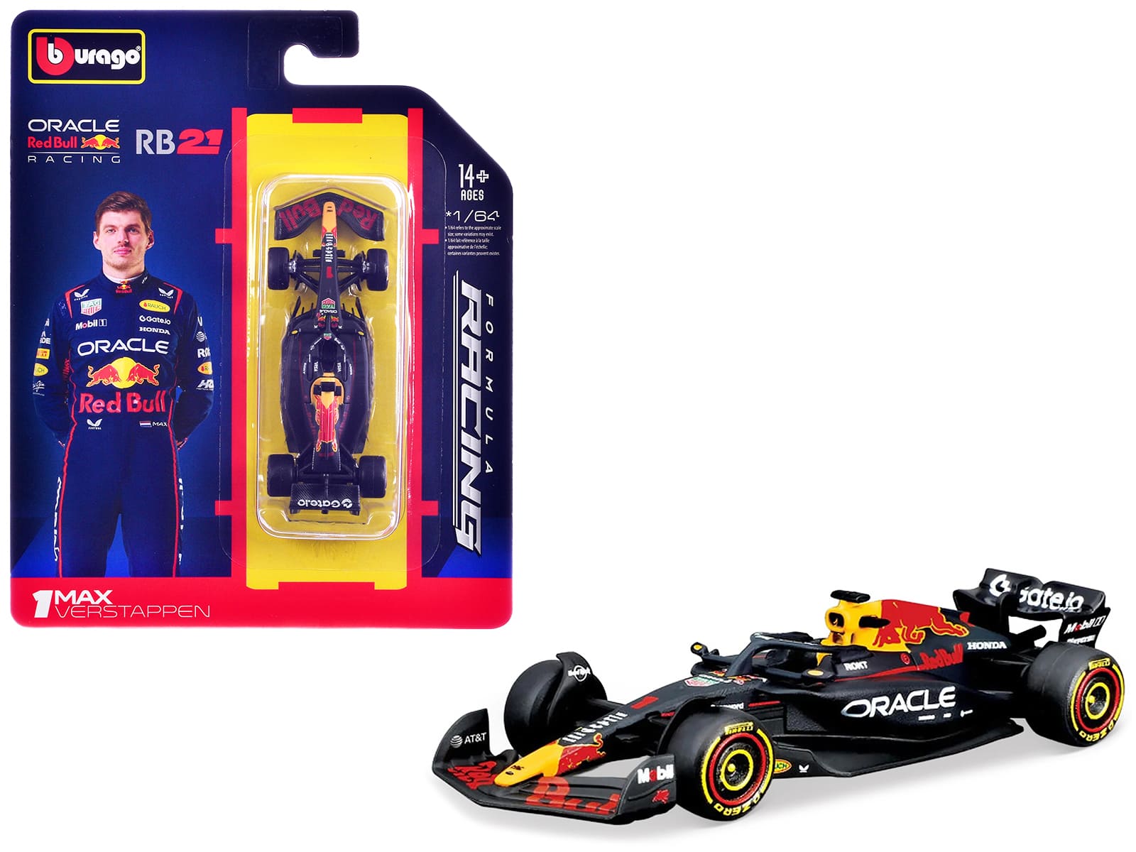 "Red Bull Racing RB21 #1 Max Verstappen F1 World Championship (2025) ""Formula Racing"" 1/64 Diecast Model Car by Bburago" price history on PriceWatchPro