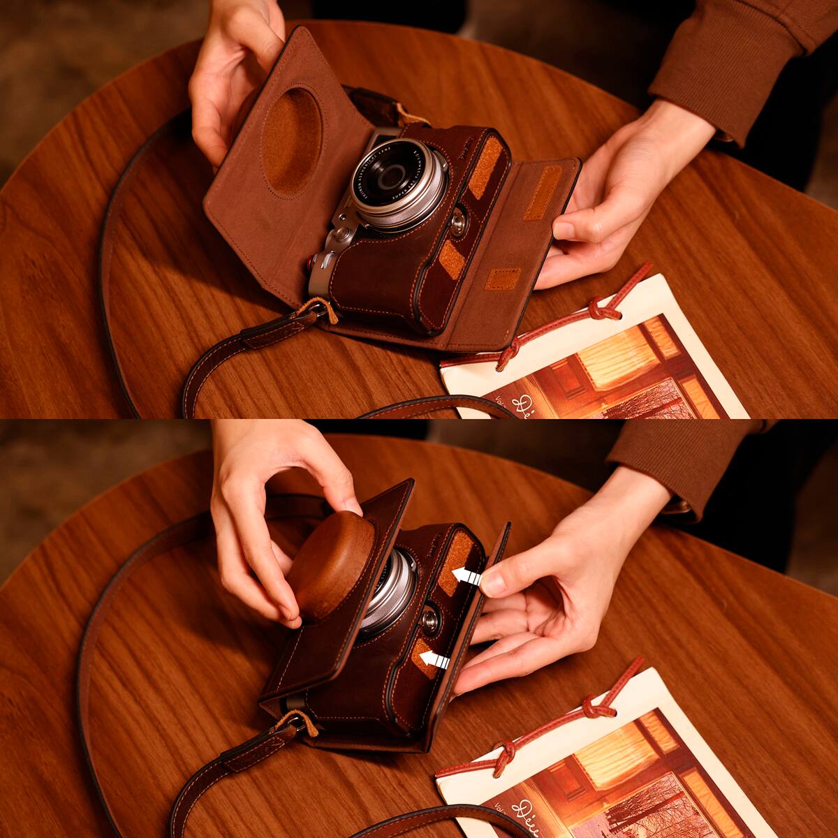 Alt View 4. Smallrig - SmallRig Leather Case Kit for Fujifilm X100VI.