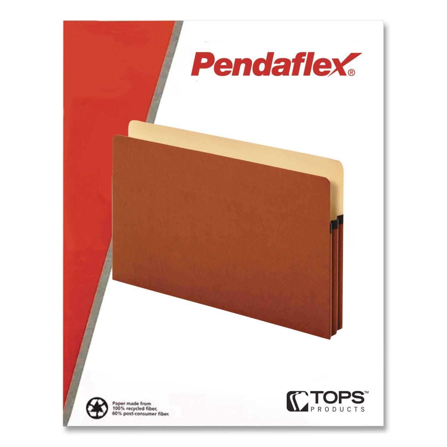 Pendaflex®

Paper made from 100% recycled fiber, 60% post-consumer fiber.

TOPS PRODUCTS