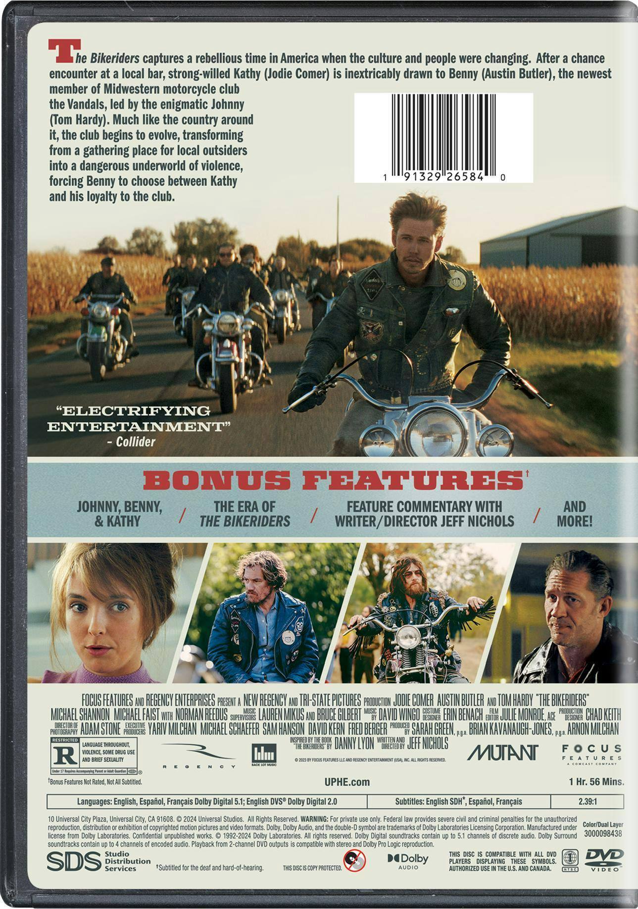 Back. The Bikeriders - Collector's Edition [DVD].