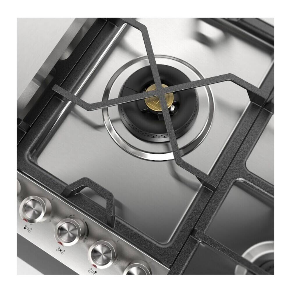 Alt View 6. ILVE - ILVE Panoramagic 36 inch Built-In Gas Cooktop with 5 Burners + Griddle (Natural Gas, Stainless Steel) - Stainless Steel.