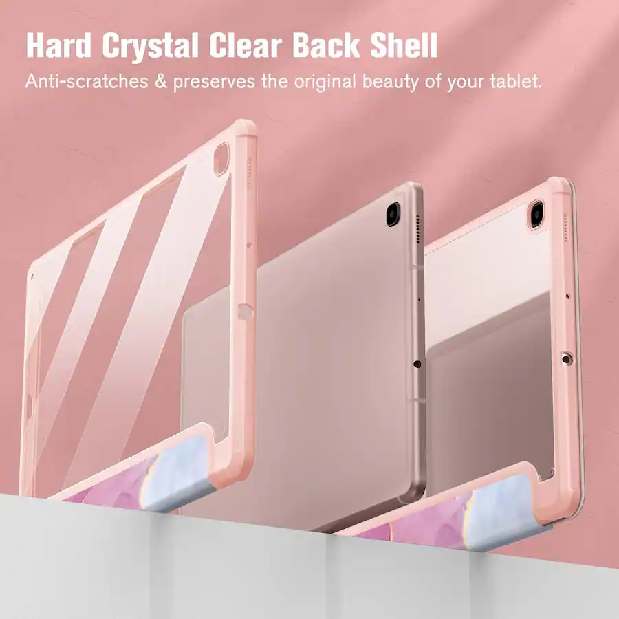 Backing Pad 10 Inch Fintie Clear Case for Samsung Galaxy Tab S6 Lite 10.4 Inch, Transparent ...