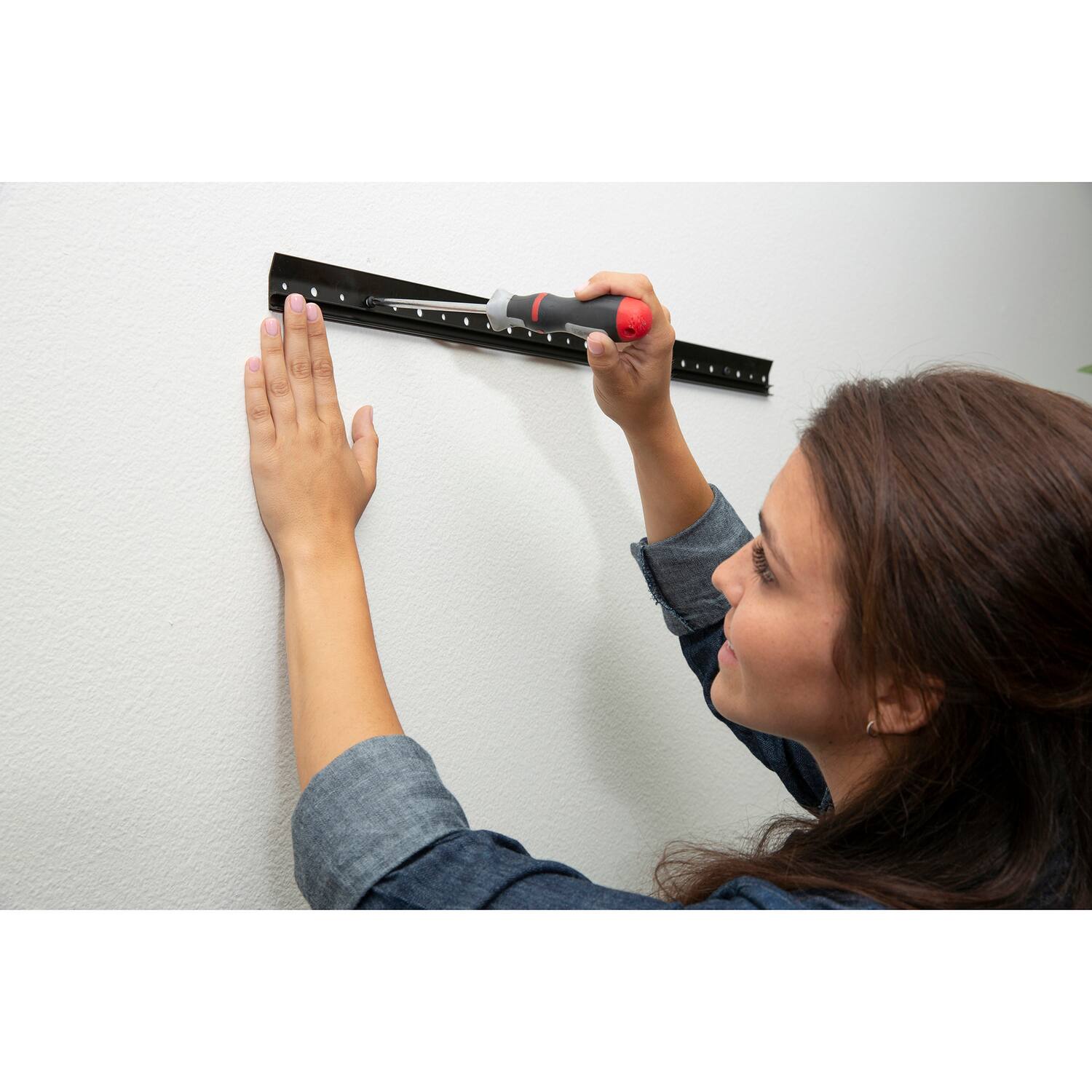 Alt View 6. Hangman - Hangman S2060-sf 32-in. To 80-in. Simple Flat Panel Mount With Stud Finder - Black.