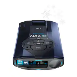 Escort - MAX 360 MKII Radar and Laser Detector, works with Apple CarPlay/Android Auto - Black