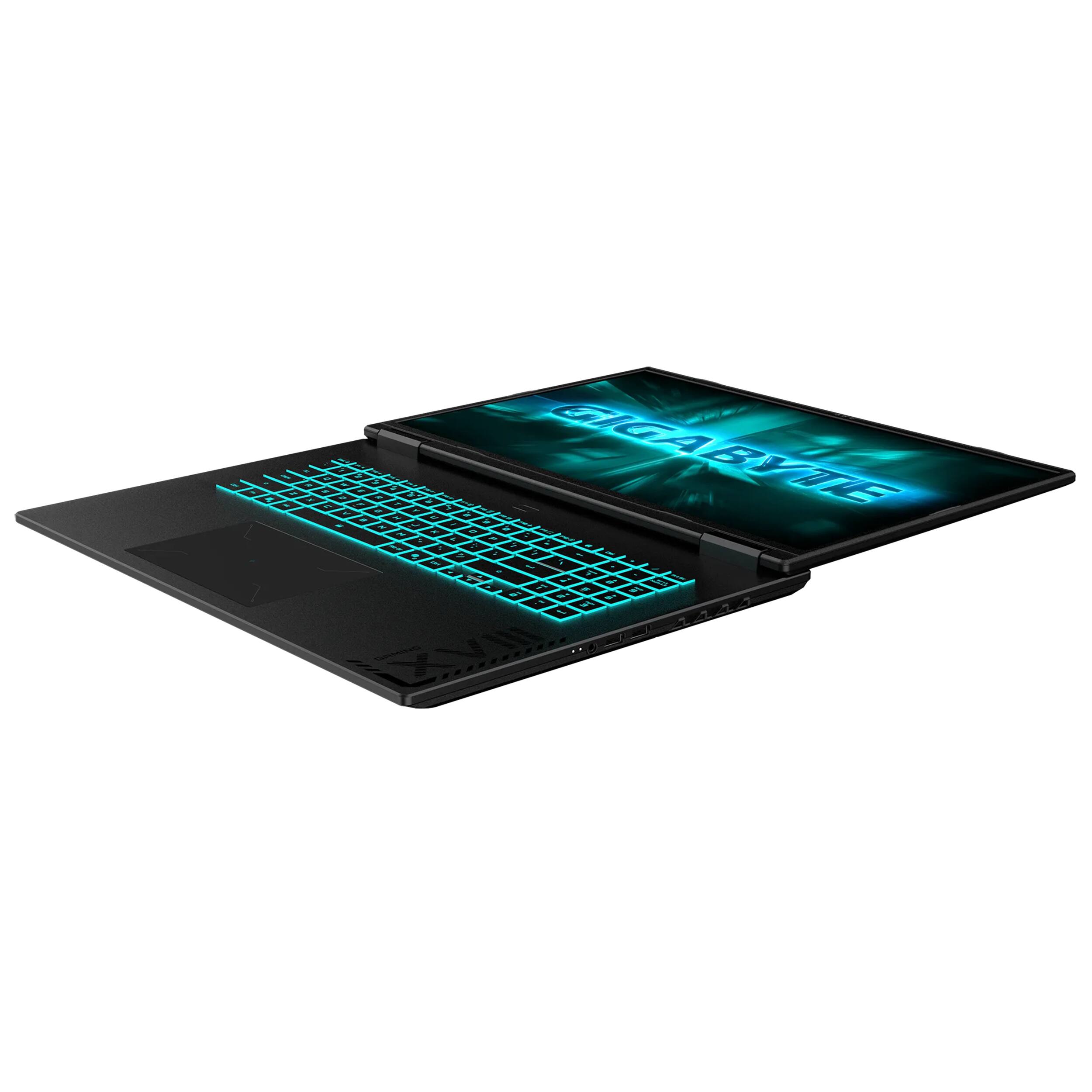 Alt View 7. GIGABYTE - GIGABYTE GAMING A18 18" Gaming Laptop,AMD Ryzen 7 260,GeForce RTX 5060,32GB,2TB SSD+1TB Dock Set,Backlit,Win 11 Pro - Black.
