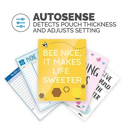 AUTOSENSE DETECTS POUCH THICKNESS AND ADJUSTS SETTING

BEE NICE, IT MAKES LIFE SWEETER

TO-DO LIST

PHONE

GIVE AND TAKE