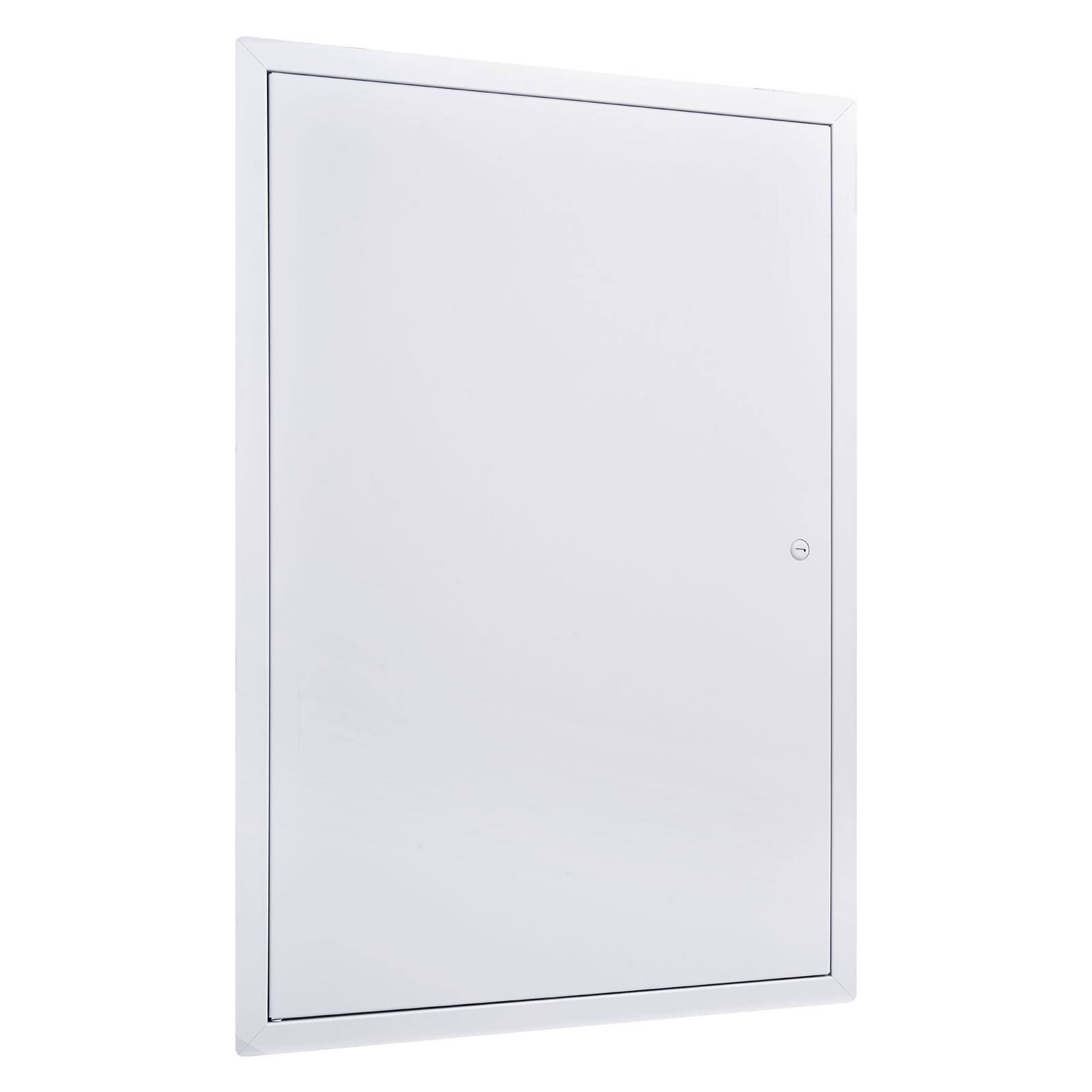 Alt View 5. VEVOR - Access Panel for Drywall, 25.3 x 17.2 in Galvanized Steel Access Door, Easy Install Hinged Service Panel - White.