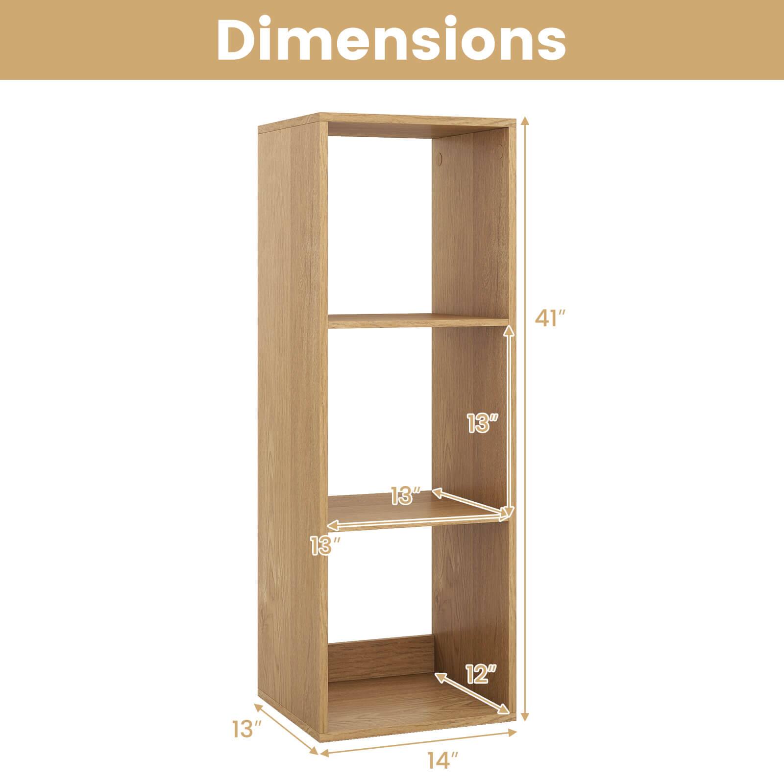 Dimensions: 41" x 13" x 13" x 13" x 12" x 14"
