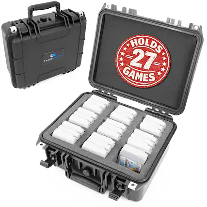 CASEMATIX HOLDS 27 GAMES