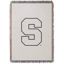 Chad & Jake - Syracuse Orange Woven Blanket - White