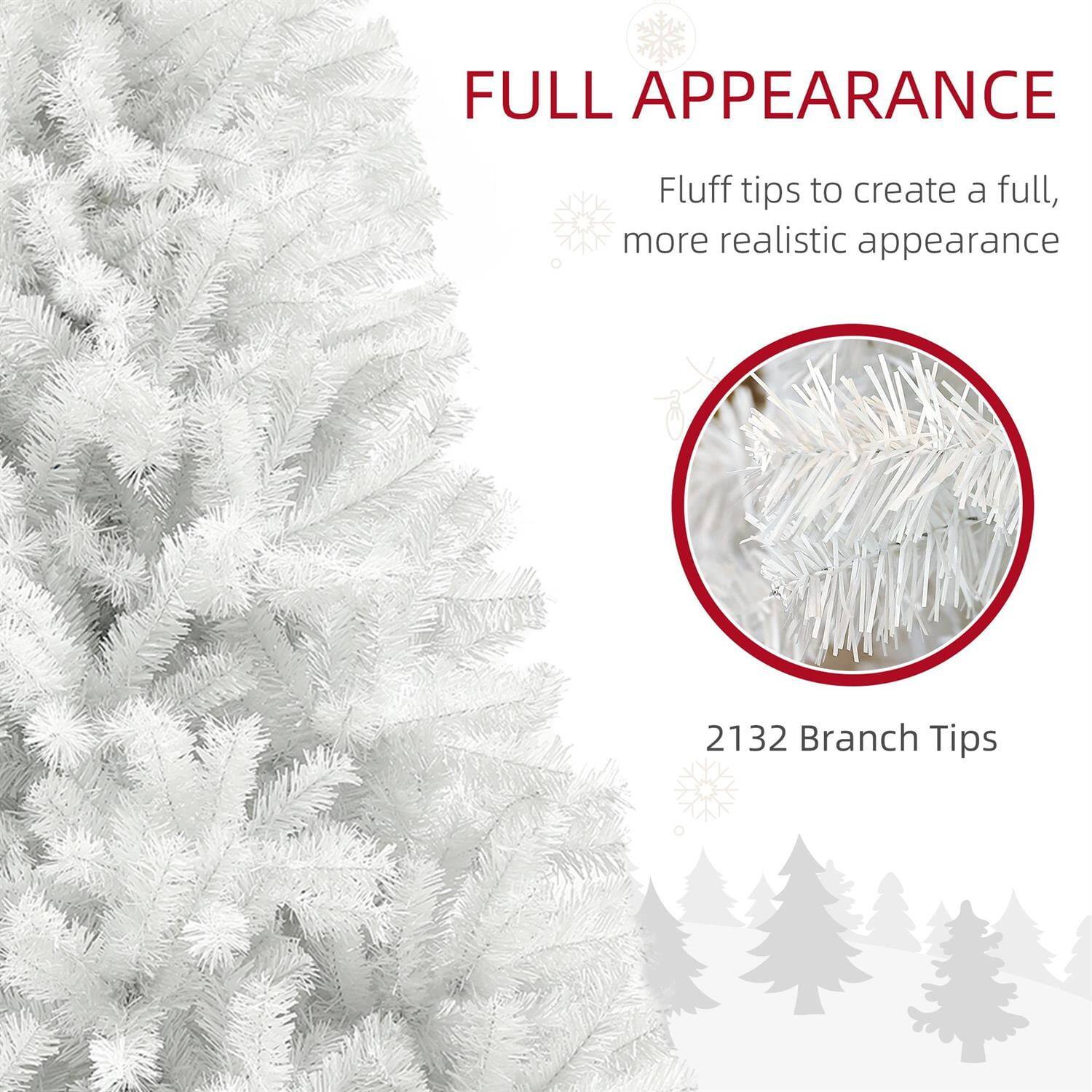 FULL APPEARANCE

Fluff tips to create a full, more realistic appearance

2132 Branch Tips