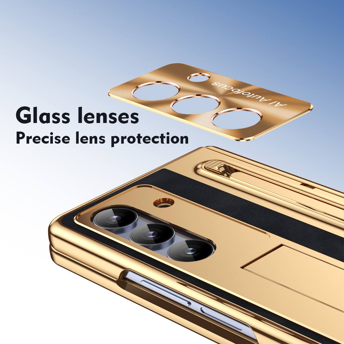 Glass lenses  
Precise lens protection