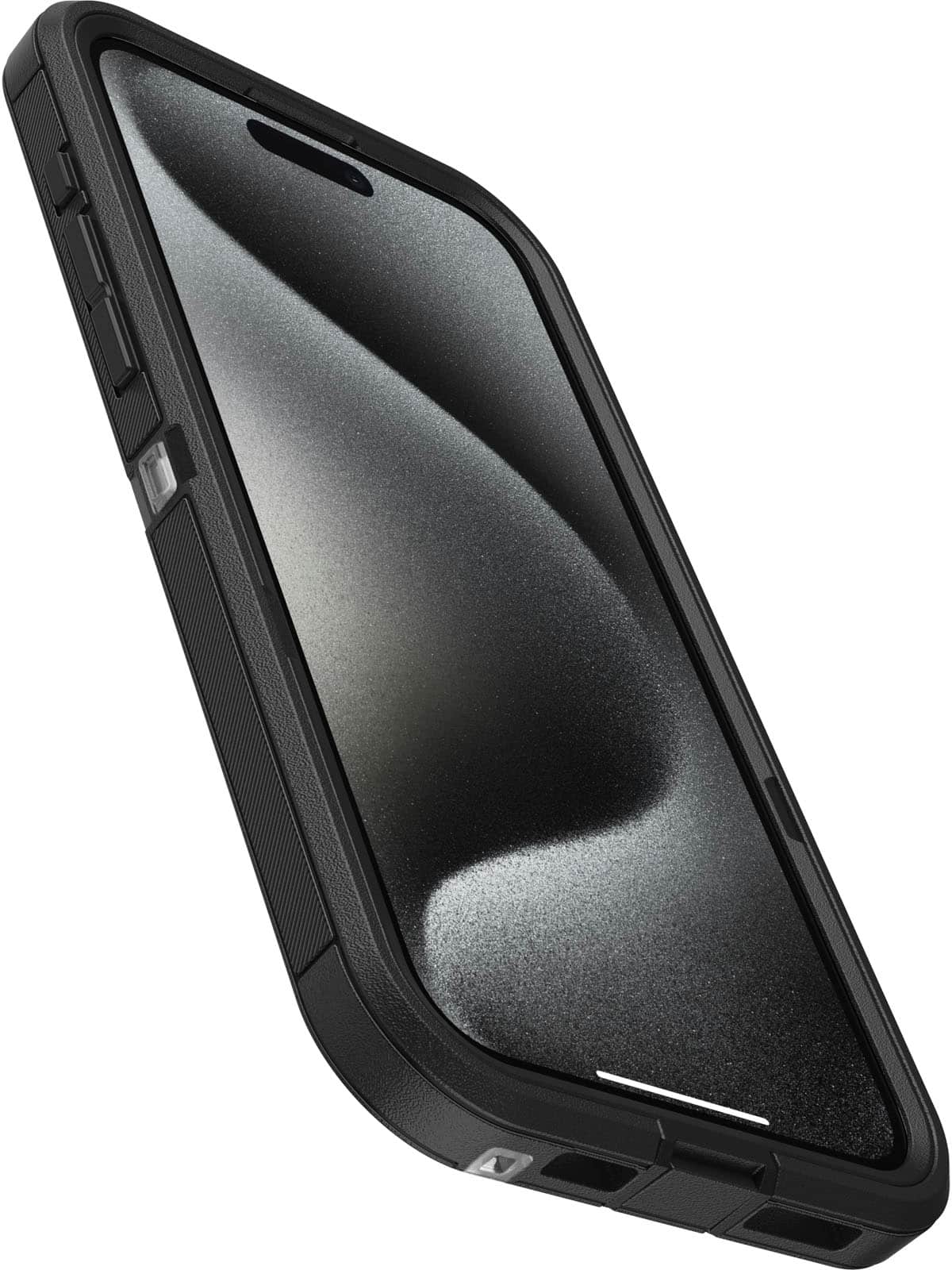 Left. OtterBox - Defender Series Pro XT Hard Shell for MagSafe for Apple iPhone 15 Pro Max - Dark Side.