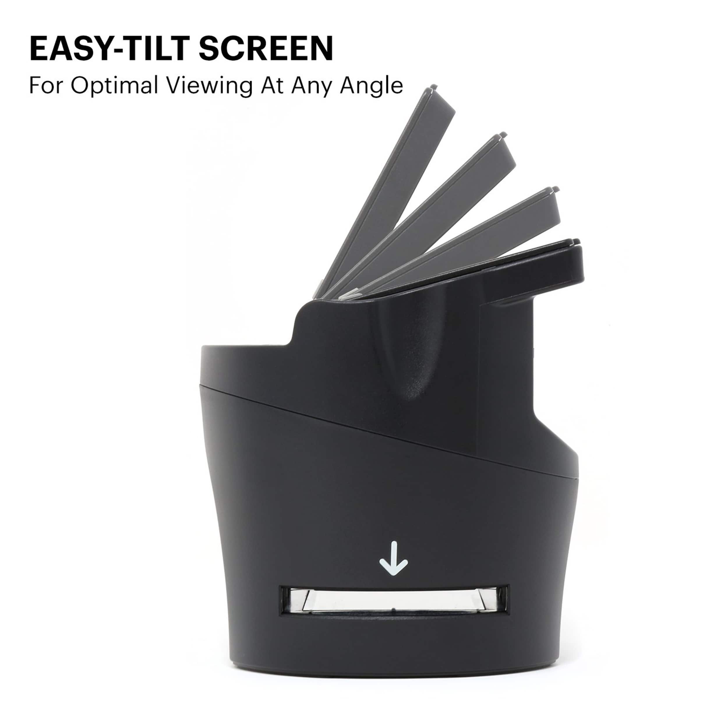 Easy-Tilt Screen For Optimal Viewing At Any Angle