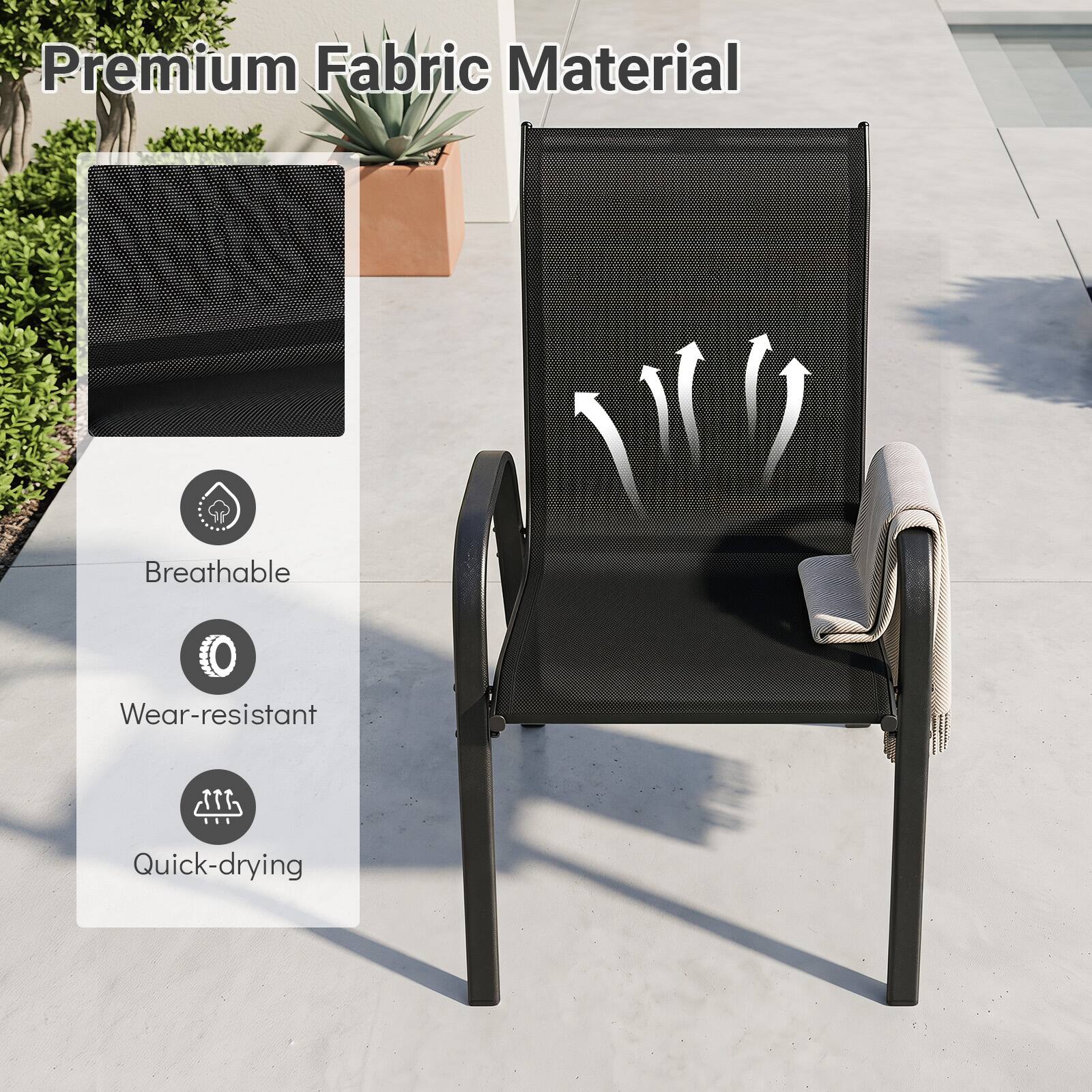 Premium Fabric Material  
Breathable  
Wear-resistant  
Quick-drying